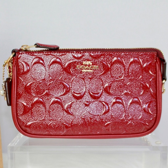 Coach Handbags - NWOT Coach Red Patent Leather Small Purse